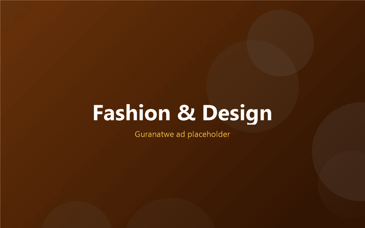 Fashion & Design