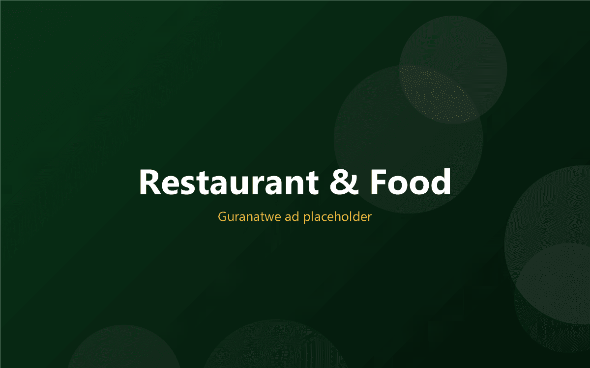 Restaurant & Food